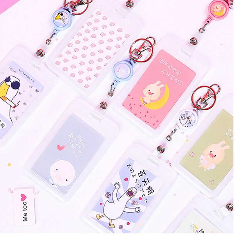 6 7x11 см мультфильм животное для разделывания свиньи утки печати выдвижной значок