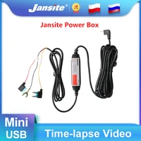 jansite hard wire kit mini usb car charger power inverter converter adapter for dash cam dvr recorder register