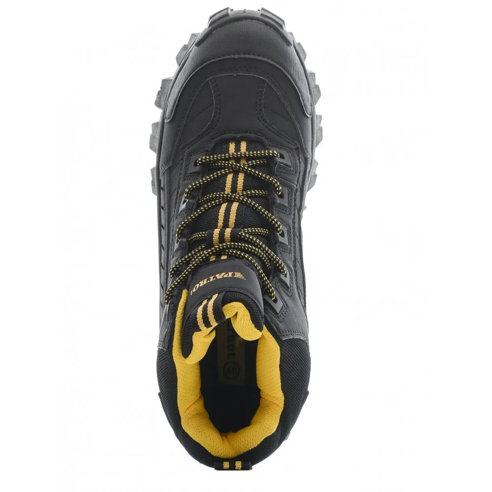 Мужская обувь PATROL ботинки осень зима искусственная кожа цвет черный подкл.