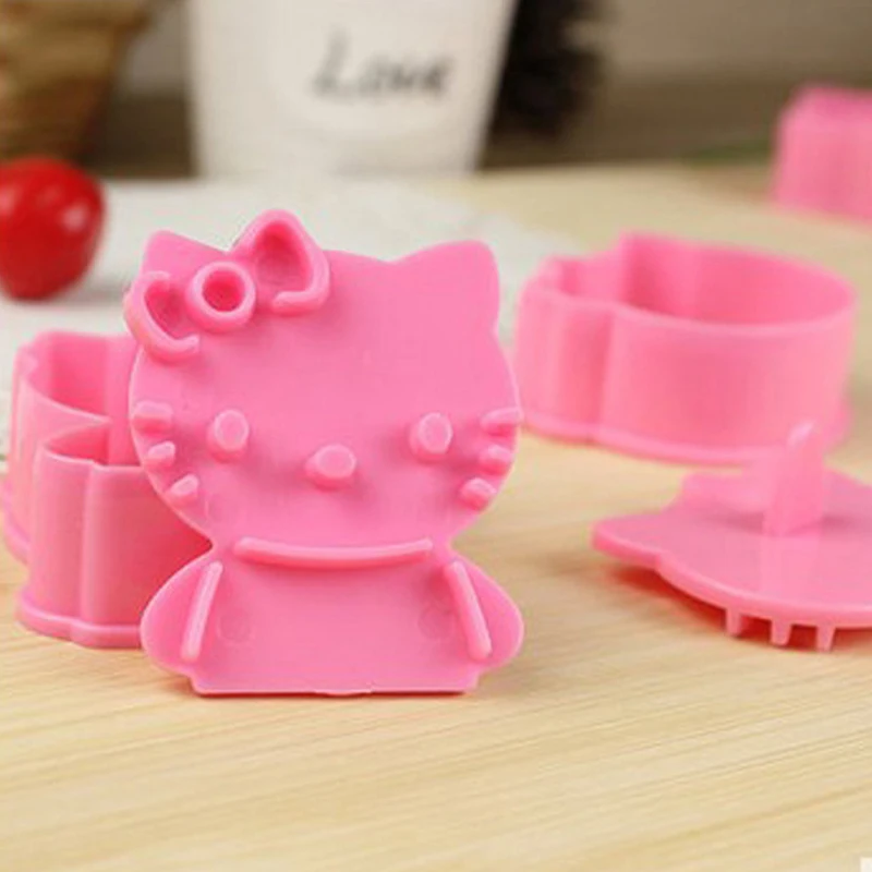 2 шт. инструмент для обжига 3D форма печенья Милая мультяшная животная пластиковая