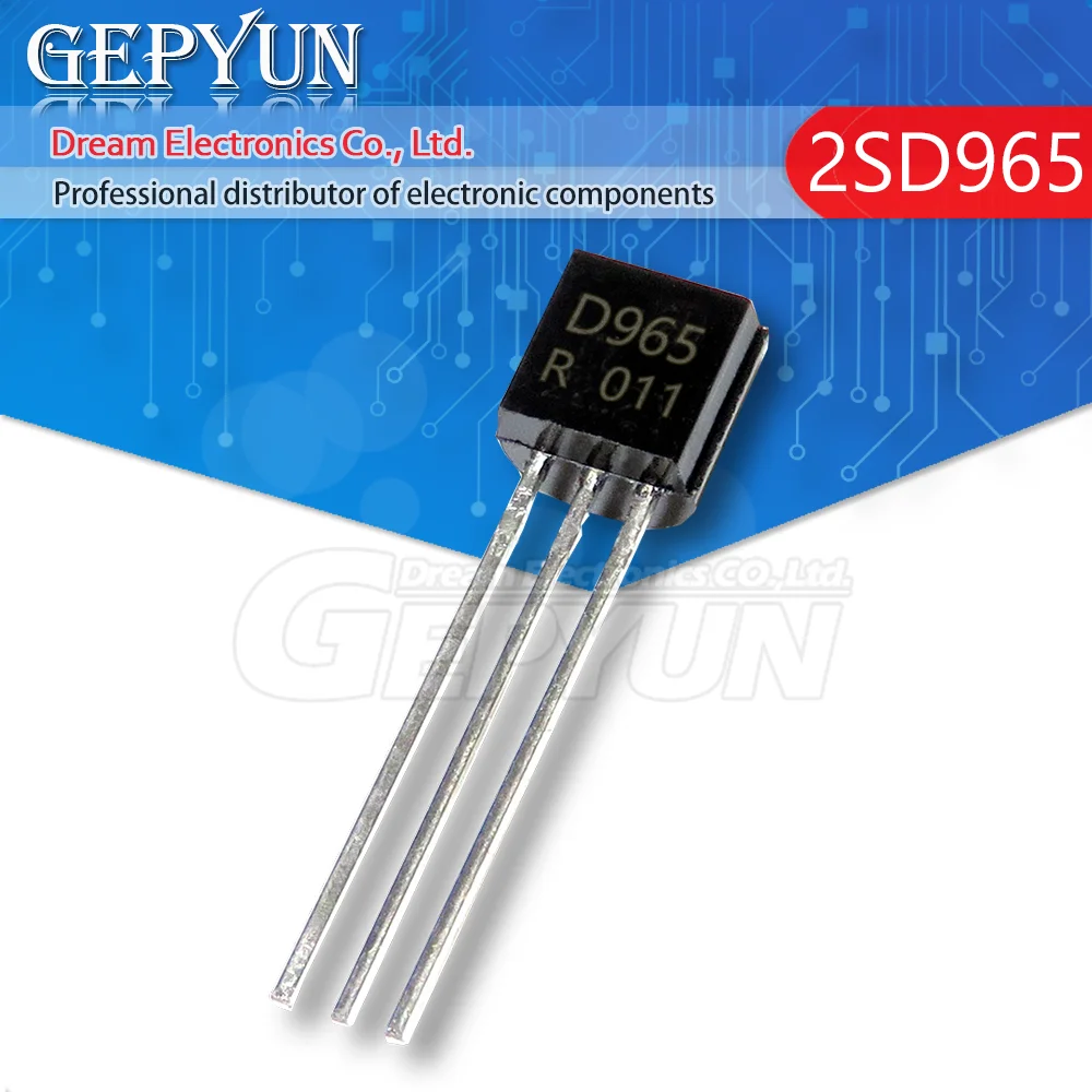 50 шт 2SD965 D965 TO-92 триодный транзистор в наличии | Электронные компоненты и