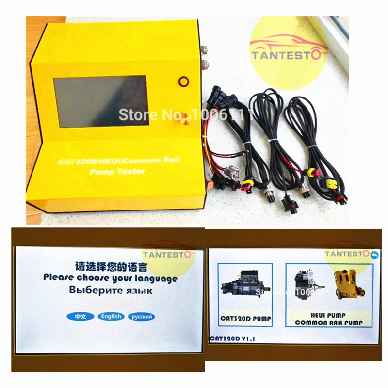 Дизель Common Rail насос тестер для CATT 320D, EUI/HEUI тестер, с DRV расходомер