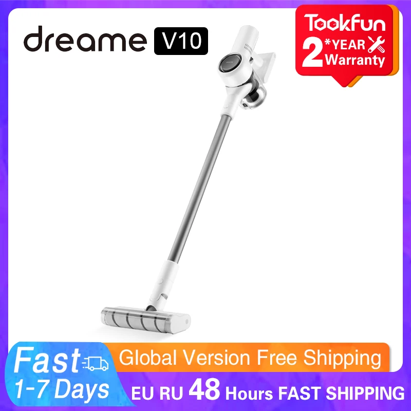 

Dreame V10 Handheld Wireless Vacuum Cleaner Smart Sweeper Cordless Household Appliances For Car Floor Carpet Cyclone Filter