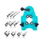 Направляющая для сверления, 8 типов, 4-83 мм, вакуумная основа, присоска с 6-50 мм стекло с алмазным покрытием, подходит для плитки, стекла, кольцевая пила, локатор отверстий