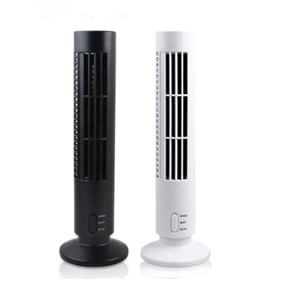

Home Car Desktop Vertical Air Conditioning Fan Small Dormitory Mini USB Tower Fan USB Small Fan For Daily Use