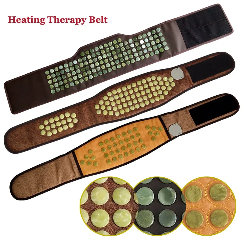 Jade Heating Belt Health Care Germanium Tourmaline Massager Hot Compress Aunt Healthcare Belt