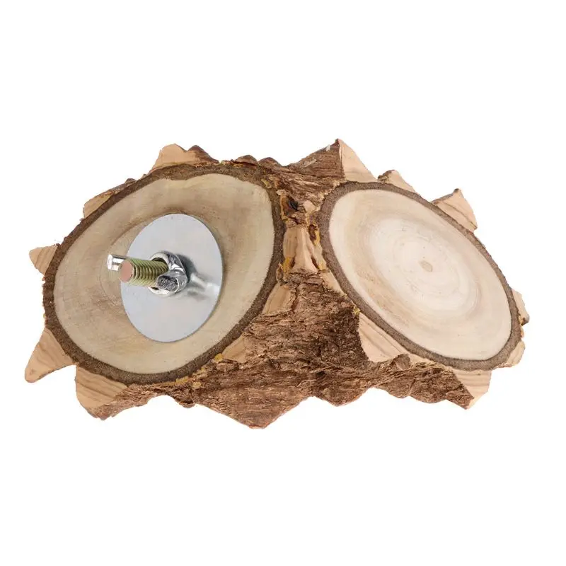 ПЭТ платформа из натурального дерева окунь попугай хомяк белка птица клетка