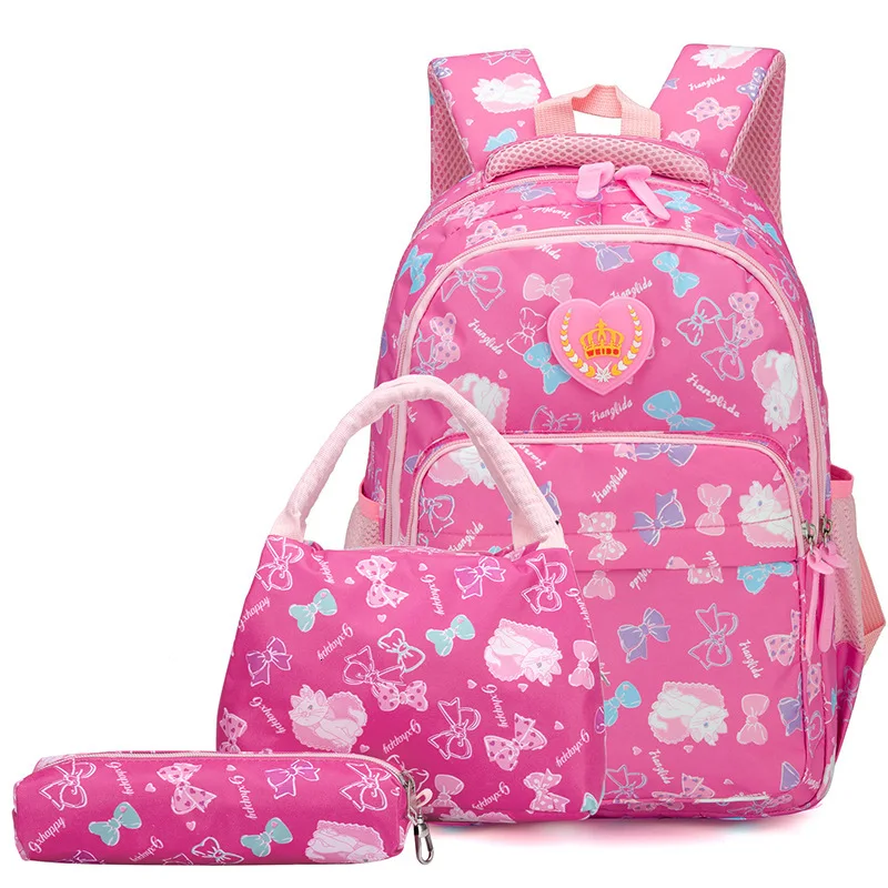 kids school bags set girls children orthopedic backpack primary school backpack princess schoobag kids satchel mochila infantil