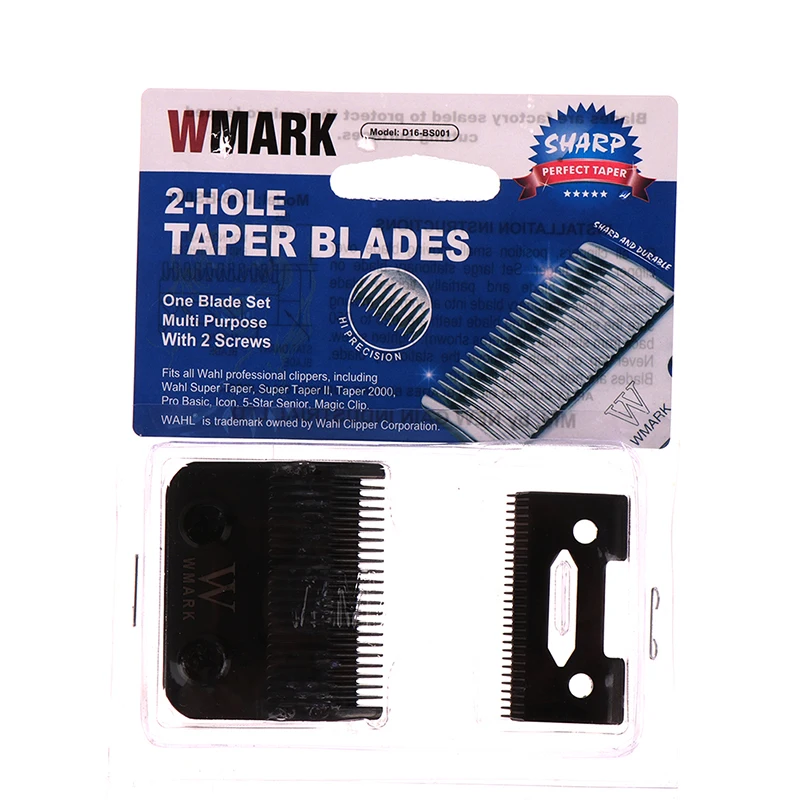 

Replacement Movable Blade Professional 2-Hole Hair Clipper Blade Carton Steel Accessories Golden For Choice Screws Hair Trimmer