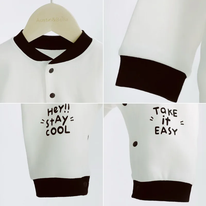 

Newborn Baby Overalls Infant Baby Boy Girl White Romper Jumpsuit Toddler Cotton Playsuit Kids Clothes Boys Long Sleeve One Piece