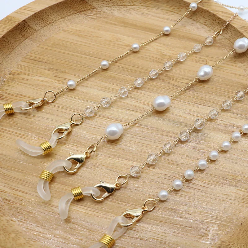 Новый модный крючок для ушей с кристаллами и жемчугом многофункциональные