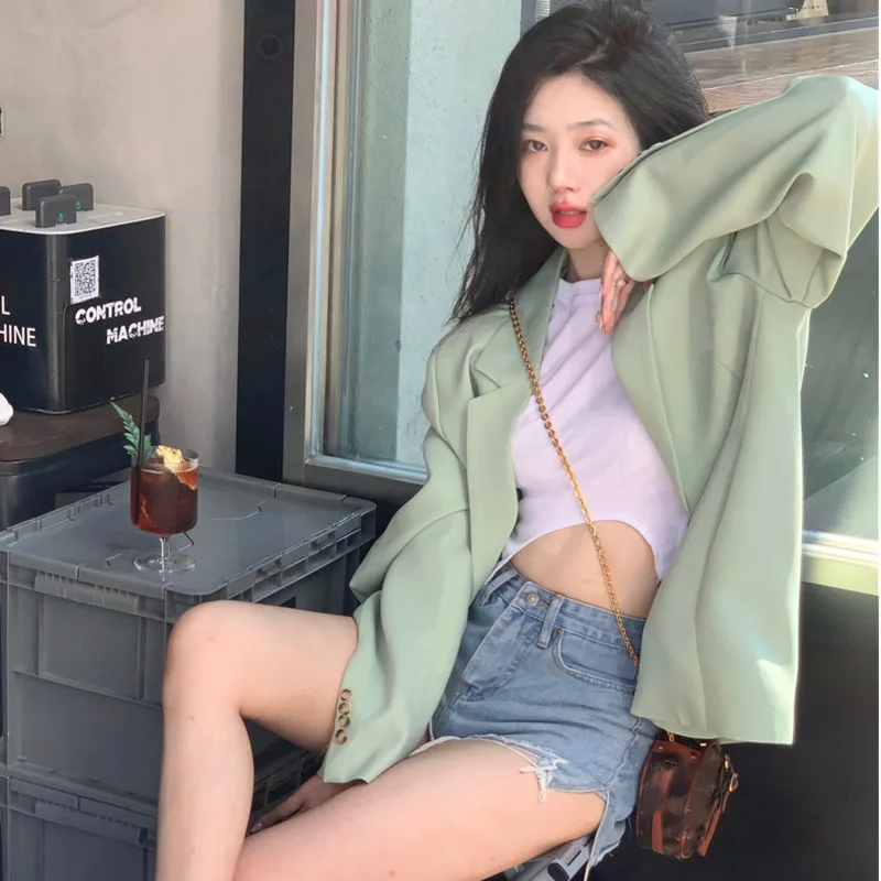 Новинка модная уличная одежда повседневная однотонная куртка 2021 подходящая ко