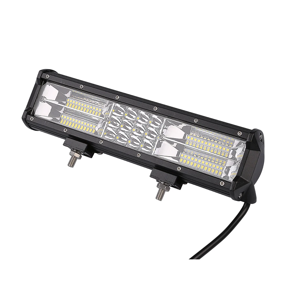 7D 180 Вт 12 дюймов Тройной Ряд светодиодный свет бар широкий луч 12V 24V для вождения с