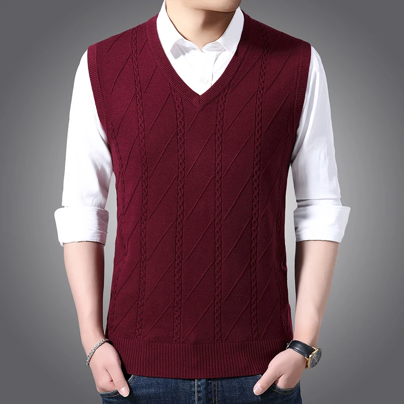 UNIVOS KUNI 2019 мужской свитер жилет новинка весна и осень Модный узор Мужской