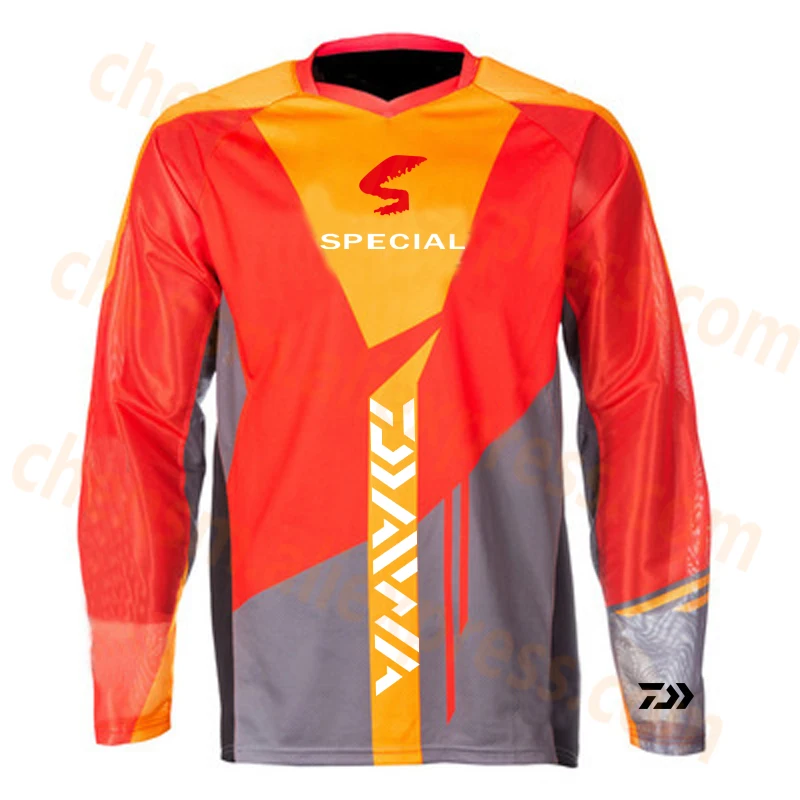 

2020 New DAIWA Quick Drying Fishing Clothing Long Sleeve Sunscreen Anti-uv Breathable Summer Fishing Shirt Autumn Fishing Jersey