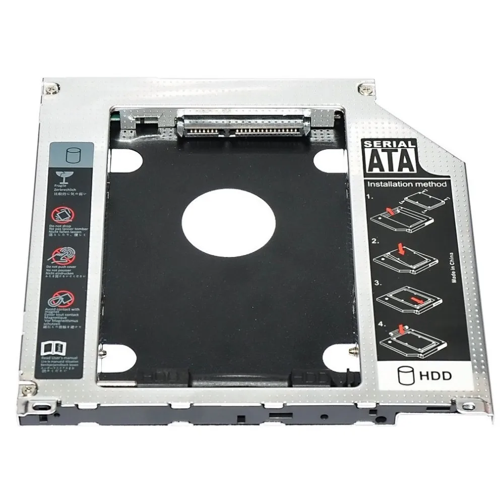 2 5 &quot9 мм SATA 2nd HDD SSD жесткий диск Caddy адаптер для MacBook Pro Unibody A1278 A1286 A1297 CD rom