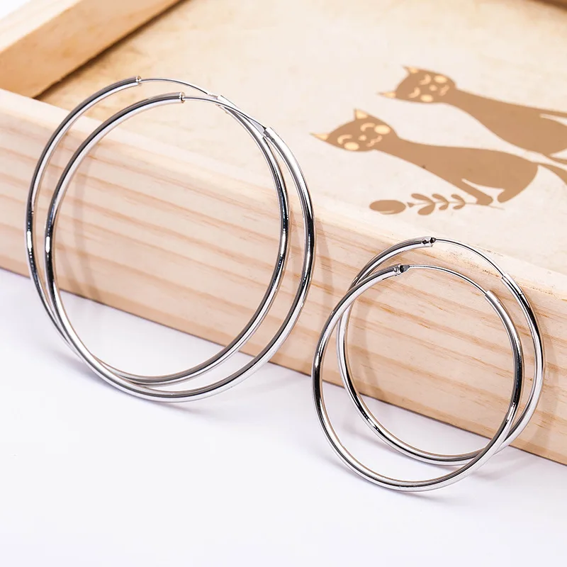 

Earrings for Women 2021 Korean Fashion Clip on Silver earrings Earrings Dangle Earrings 2021 Trend Hoop Earring Retro Jewelry