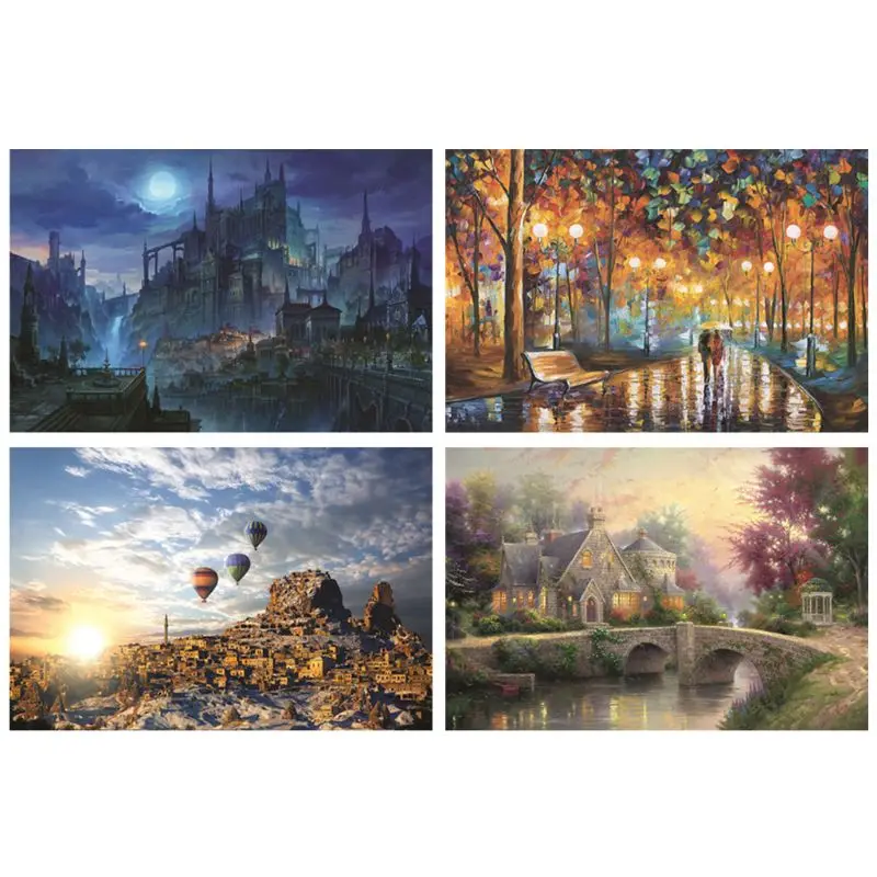 

Пазлы серии пейзаж для сборки, пазлы для взрослых, подарок «сделай сам», 1000 шт.