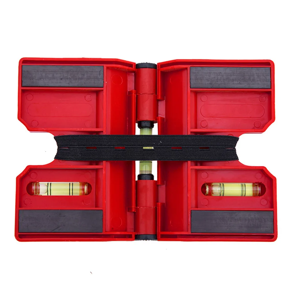 

Level Fence Post Pipe Magnetic Adjustable With Strap Horizontal Vertical 3 Vials For Metal Pipes And Posts Attachment