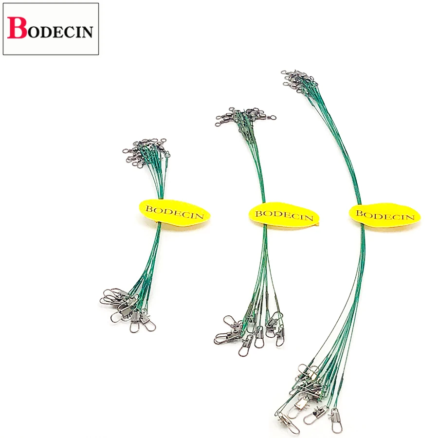 20 шт. рыболовные поводки из стальной проволоки с поводком|Рыболовные лески| |
