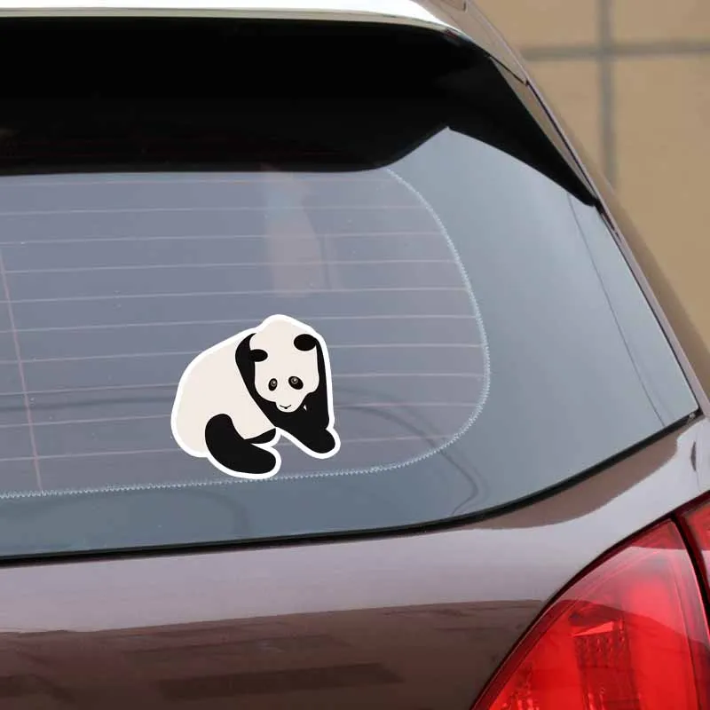 Модная наклейка в виде животного панда автомобильная ПВХ автомобильное
