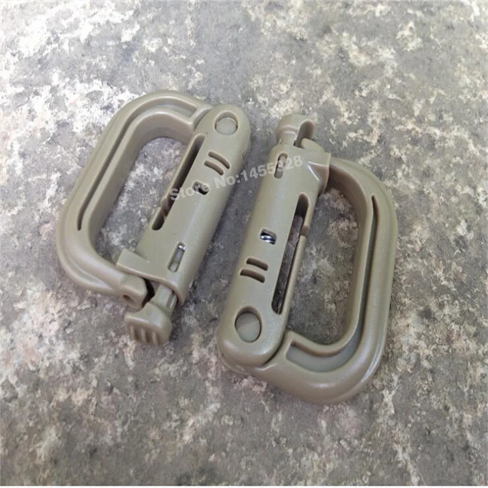 20 шт./лот застежка для альпинизма пластиковая пряжка рюкзак Военные Аксессуары