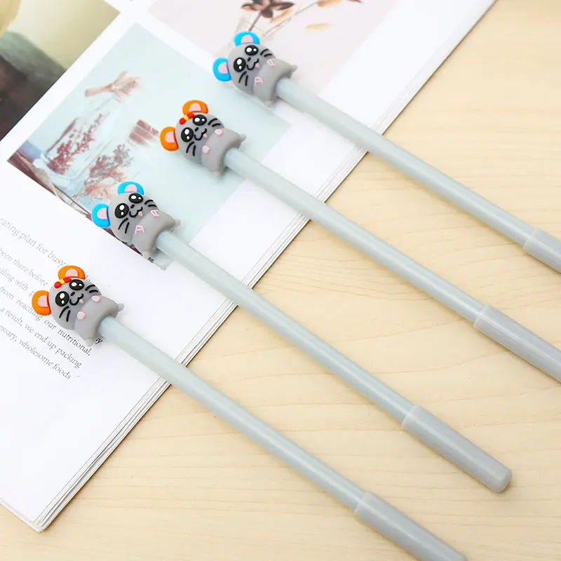 Новинка милая мышь животных гель кавайные ручки Мыши Крысы аниме забавные