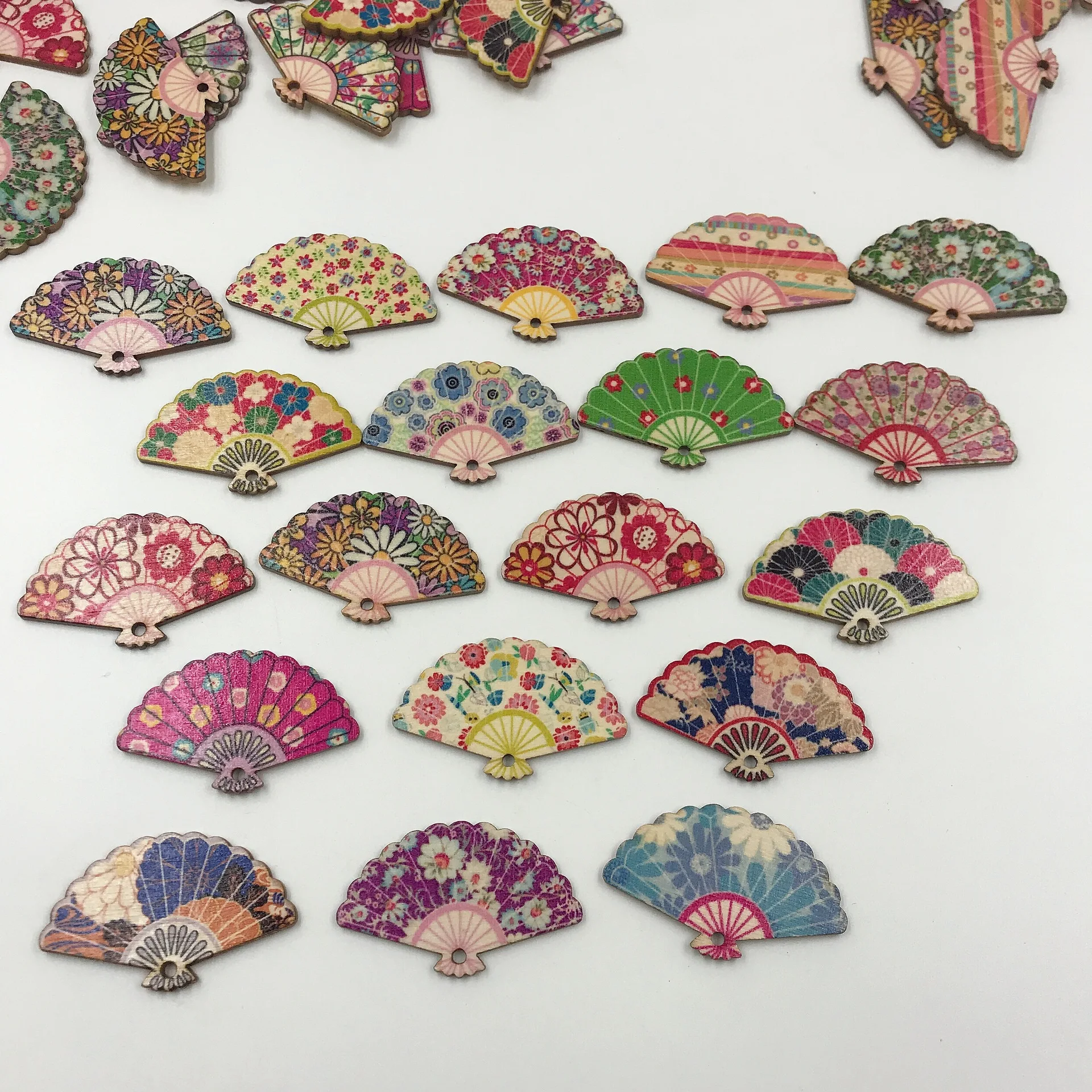 30 шт. DIY ручные вентиляторы живопись микро ремесло вентилятор креативный мини для