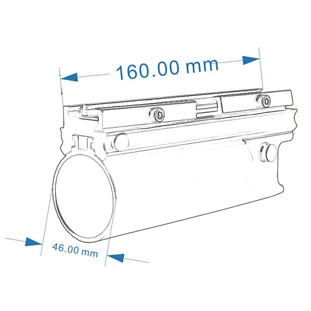 

BD MB Style XM203 6 Inch Aluminum Built In Safety Button Quick BB Load Launcher Airsoft Tactical Hunting Accessories