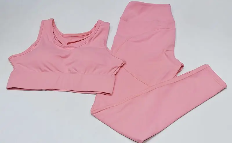 

Womens workout sets bra and pant yoga set gym sport set women sportswear seamless active wear exercise clothes gym leggings