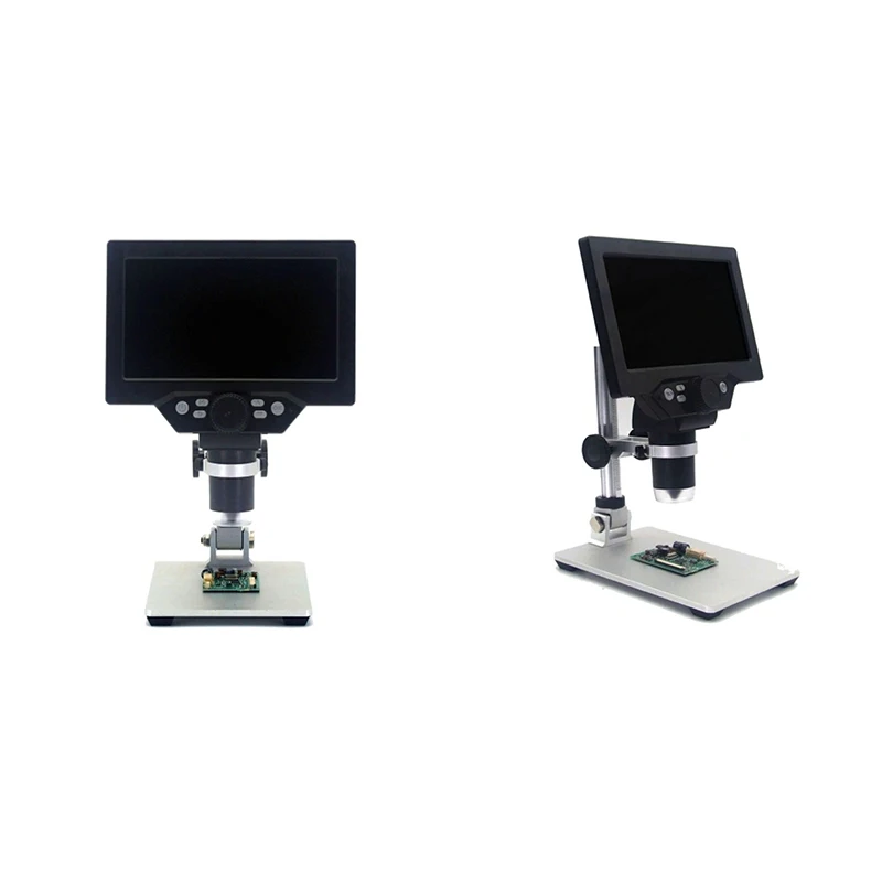 

G1200 Digital Microscope 7 Inch Large Color Screen Large Base LCD Display 12MP 1-1200X Continuous Amplification Magnifier with A