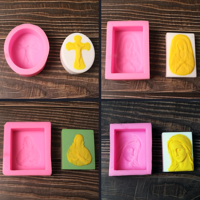 Оригинальные силиконовые формы для мыла ручной работы с изображением матери