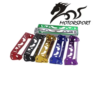 Универсальная алюминиевая рамка для автомобильного номерного знака Power Racing, рамки для номерного знака, держатель для бирки