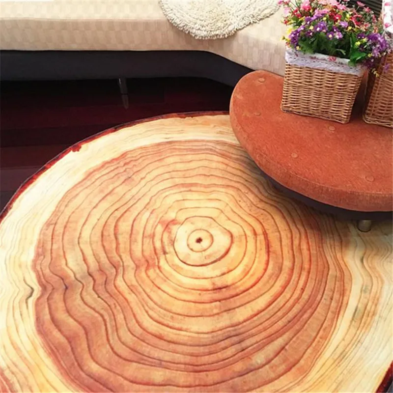 3D коврик для ванной с узором в виде кольца нескользящий коврики гостиной