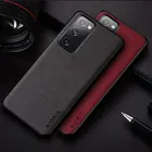 Чехол для Samsung Galaxy S20 Fe S20 Ultra Plus, модный простой однотонный текстильный Кожаный противоударный защитный чехол