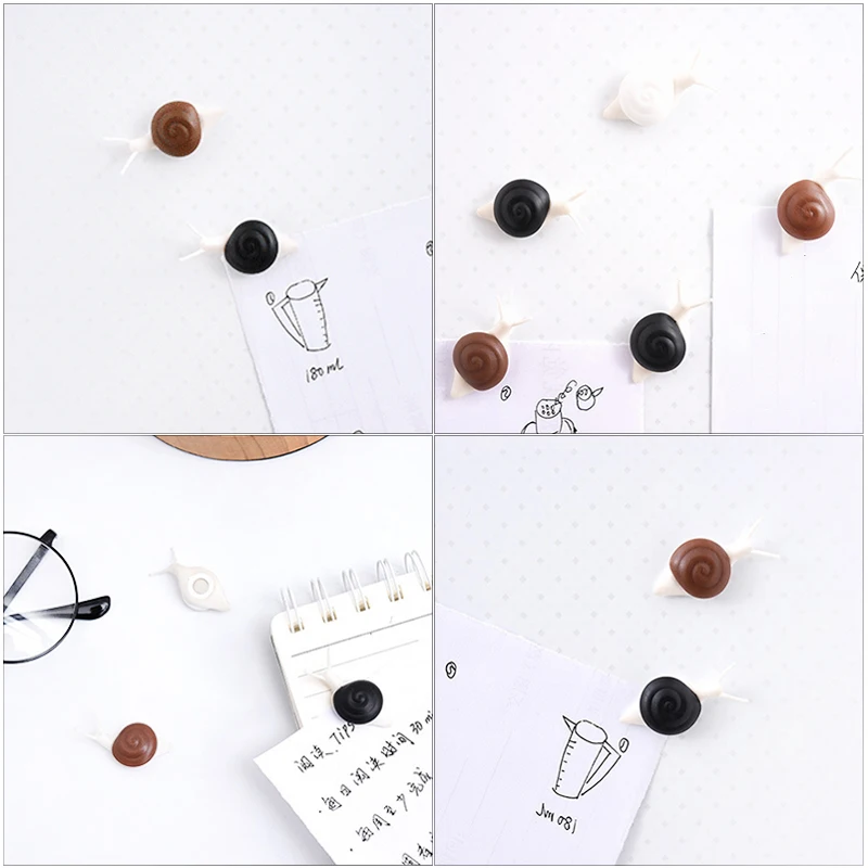 Новинка 5 шт. Улитка стерео Стиль 3D холодильник магнитная доска объявлений