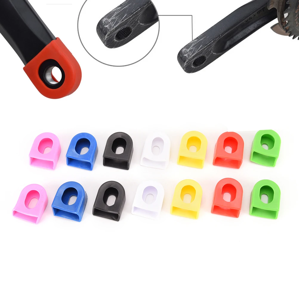 1 пара 7 цветов на велосипедный шатун защитный рукав протектор горный шоссейный