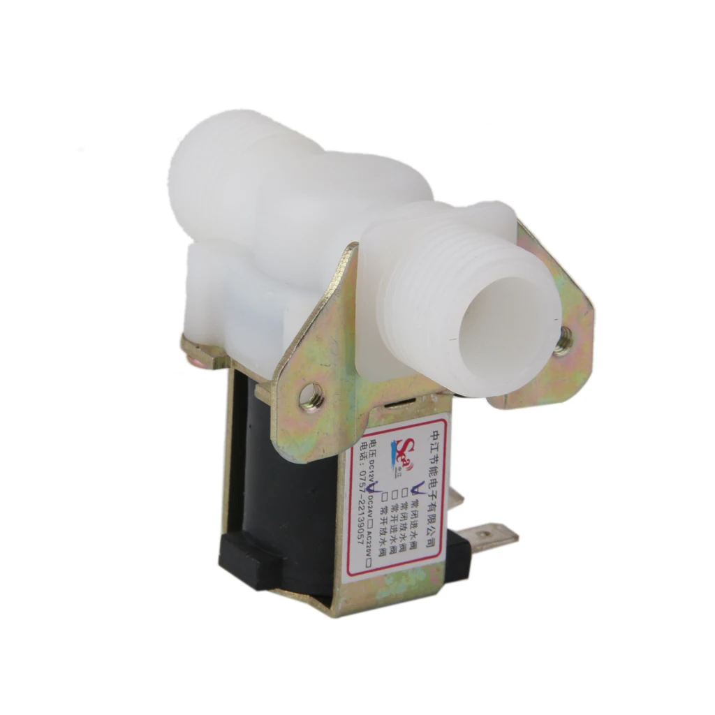 

DC12V G1/2 соленоидный впускной клапан нормально закрытый для воздушного трубопровода водяного поезда