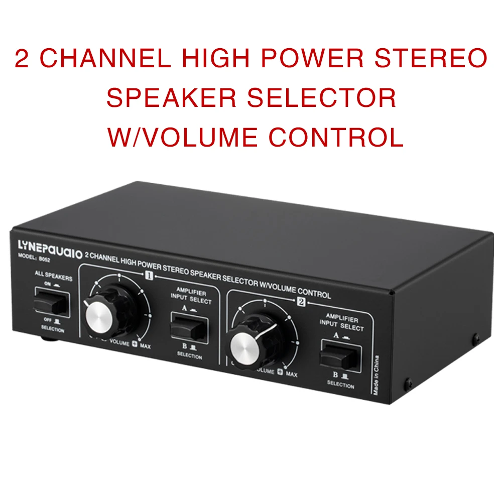 2 в выхода усилителя мощности переключатель динамика с регулировкой громкости