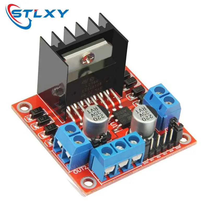 Плата контроллера драйвера двигателя L298N модуль L298 для Arduino Dual H Bridge шаговый