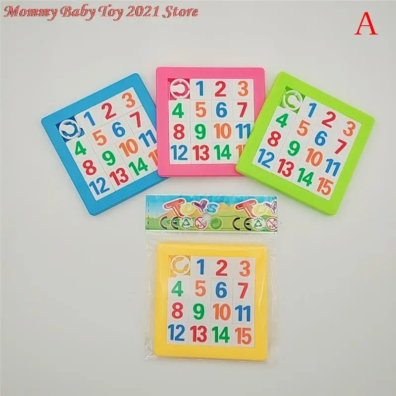 

1 шт., детский Развивающий пазл-цифры, 7 х7 см