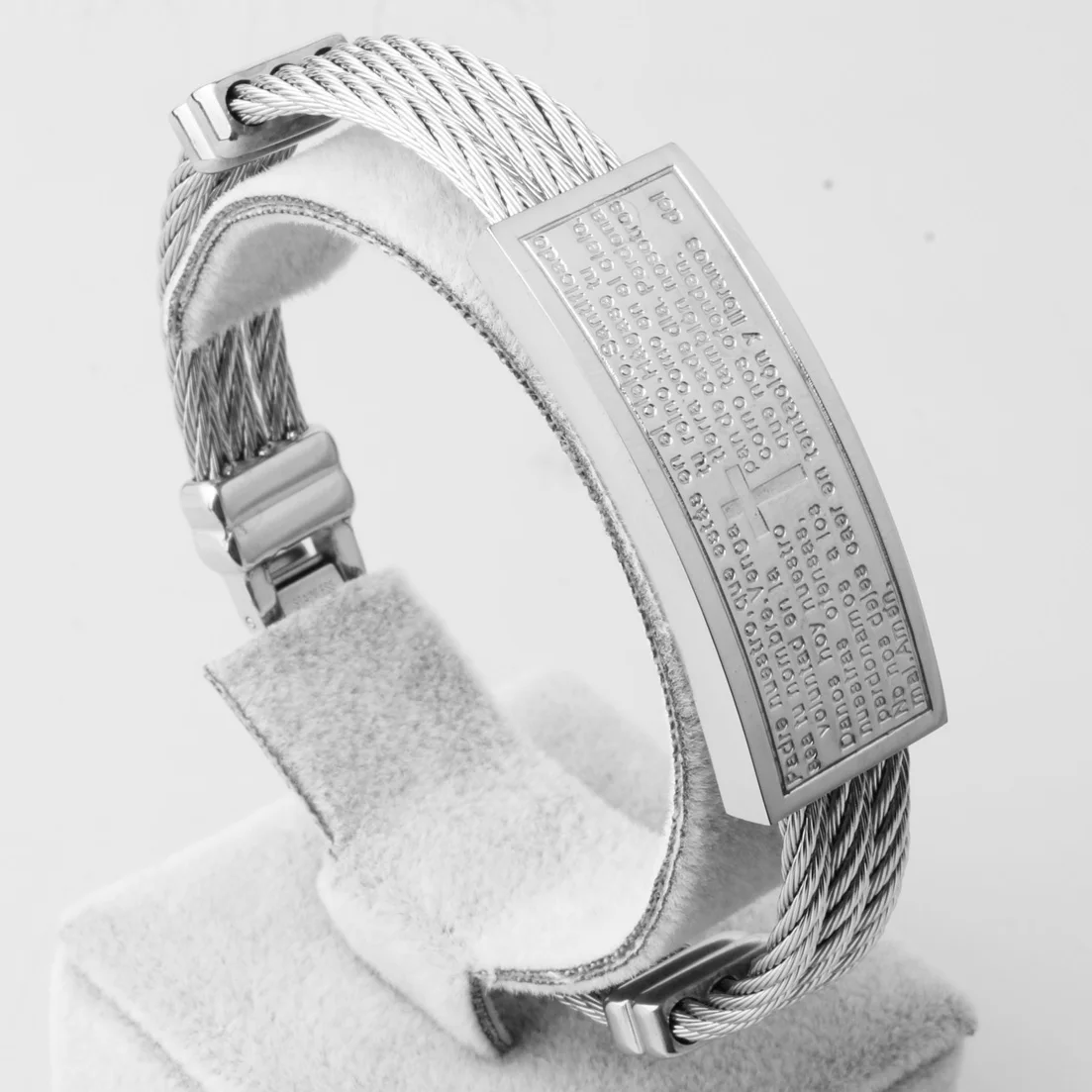 Хит продаж женский мужской ювелирный кабель провод из нержавеющей стали крест