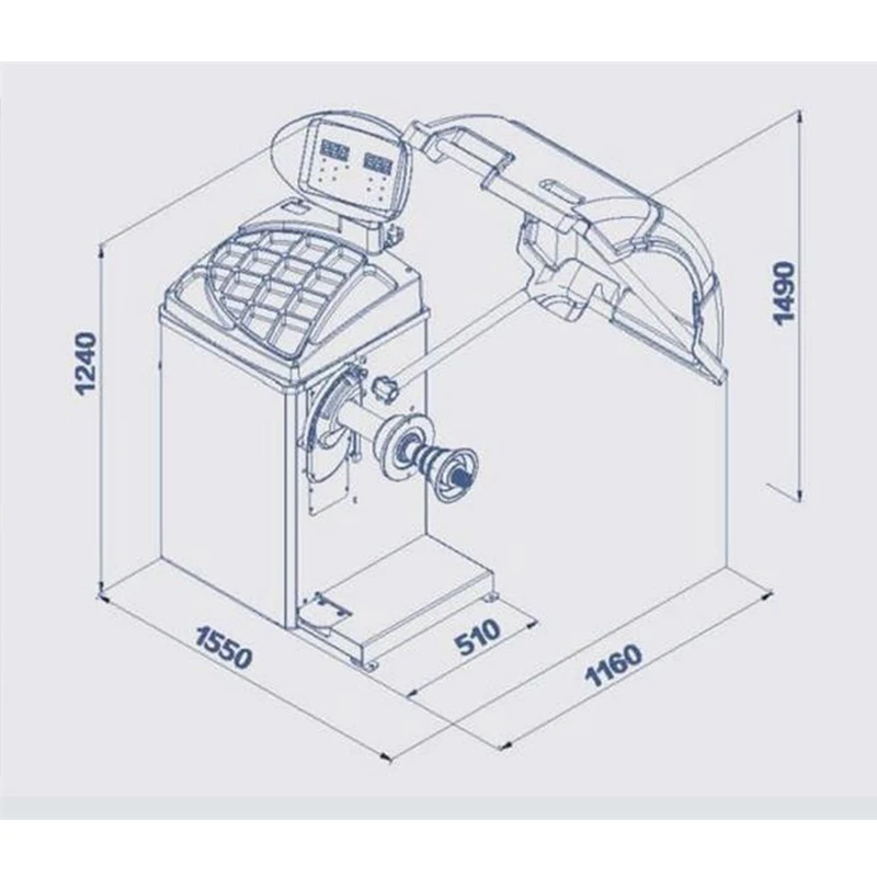 Высококачественный умный Балансирующий станок для колес| |