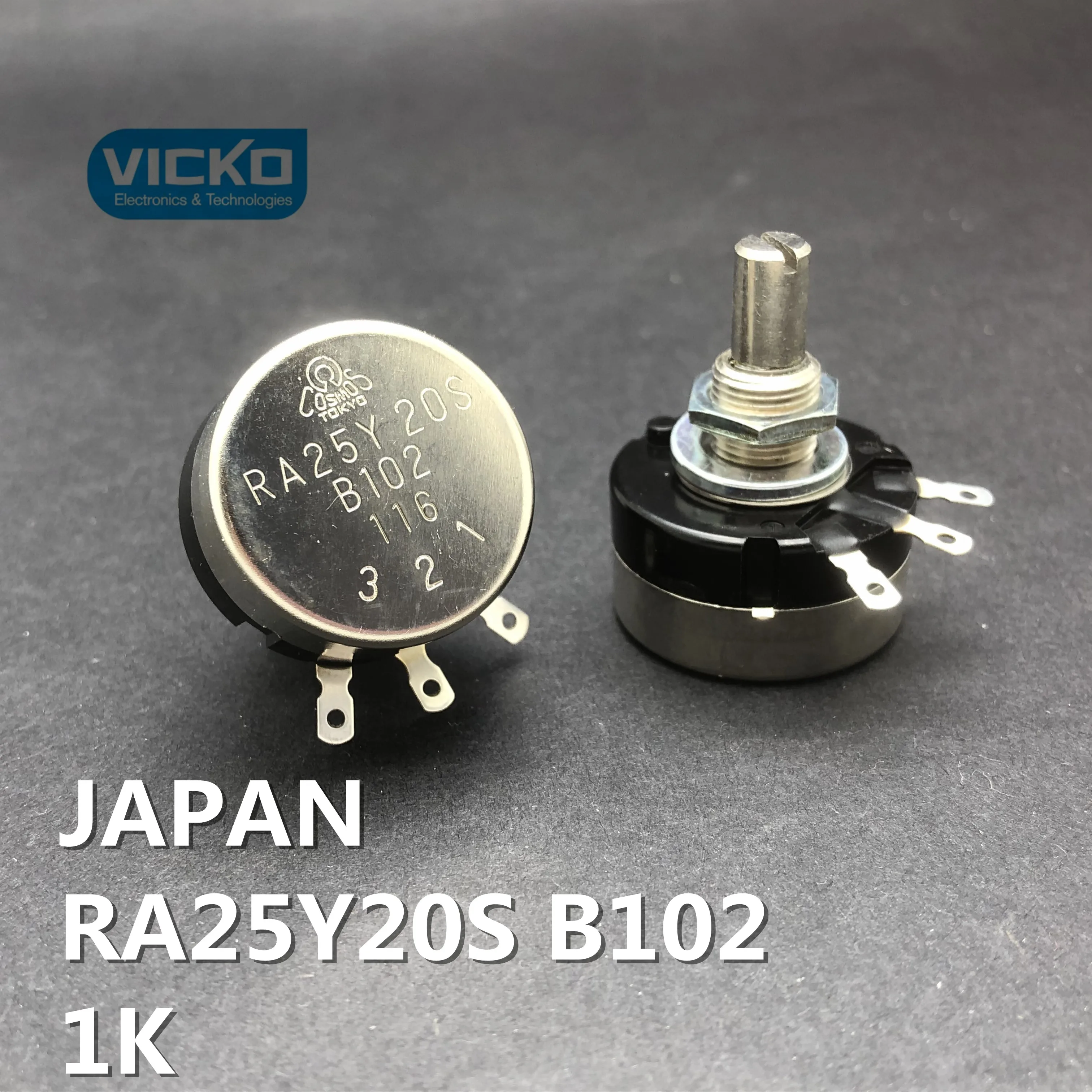 [YK] TOCOS RA25 RA25Y RA25Y20S B102 RA25Y20SB102 1K B1K однообмоточный проводной потенциометр
