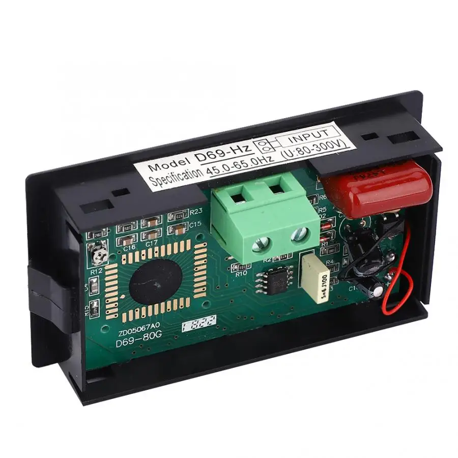 D69-HZ 2 в 1 ЖК-дисплей цифровой Дисплей частотомер тестер 10 ~ 199 9 Гц AC80 300V Напряжение