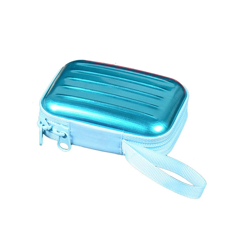 

ISKYBOB Gadget Storage Box Portable Digital 3C Cashier Box Earphone Jewelry Coin Purse Mini Box