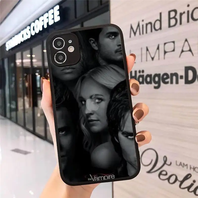 

The Vampire Diaries Fierce Phone Case Matte Transparent for iPhone 7 8 11 12 s mini pro X XS XR MAX Plus cover funda