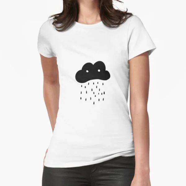 

Rain Cloud T-Shirt Print Top