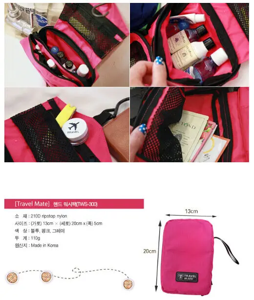 Дорожная сумка унисекс для женщин и мужчин переносная хранения косметических