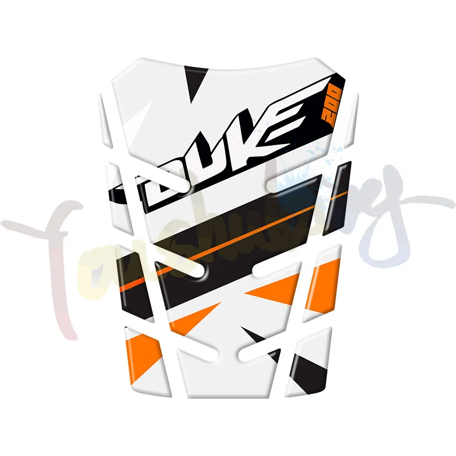 

Carbon Fiber 3D Motorcycle Tank Pad Tankpad Protector Sticker For Duke 125 200 390 690 990 1290